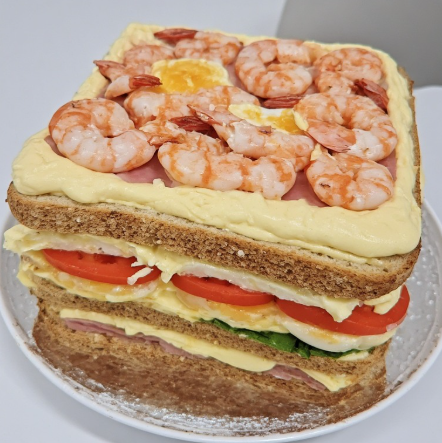 Brauðterta (Sandwich Cake)
