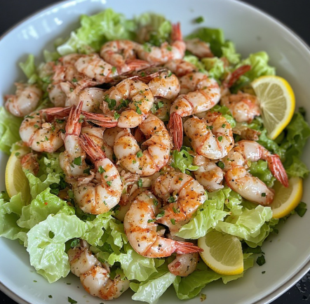 Lágnatríum humarsalat (Low-Sodium Langoustine Salad)