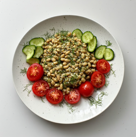 Lúpínusalat án kolvetna (Lupine Salad – No Carbs)