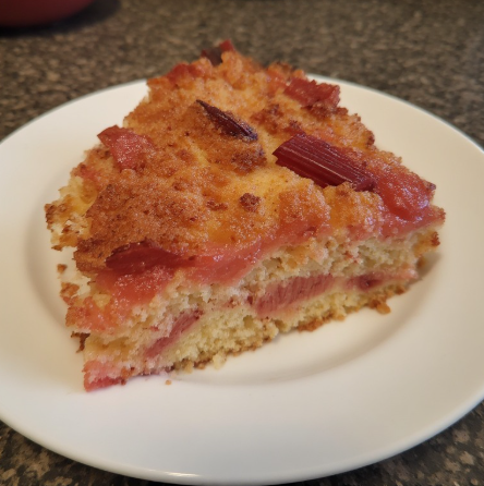 Rabarbarakaka (Rhubarb Cake)