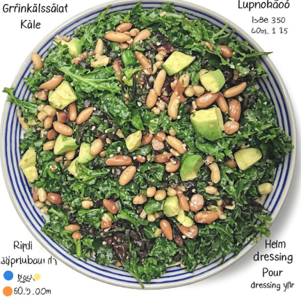 Grænkálssalat (Kale Salad)
