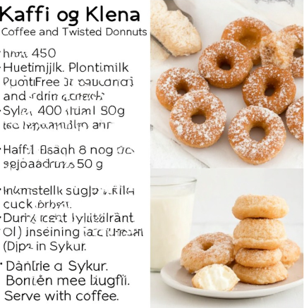 Kaffi og kleina (Coffee and Twisted Doughnuts)