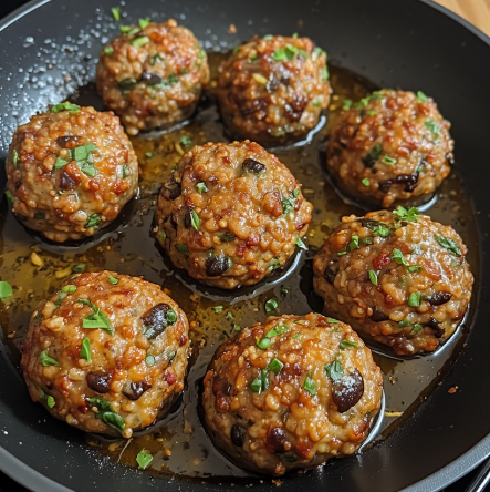 Lúpínu og sveppir bollur (Lupine and Mushroom Balls)