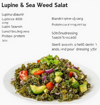 Lúpínu og þang salat (Lupine and Seaweed Salad)