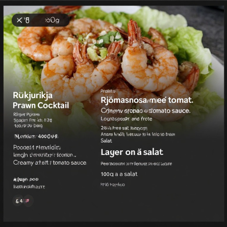 Rækjurækja (Prawn Cocktail)