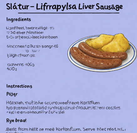 Slátur – Lifrarpylsa (Liver Sausage)