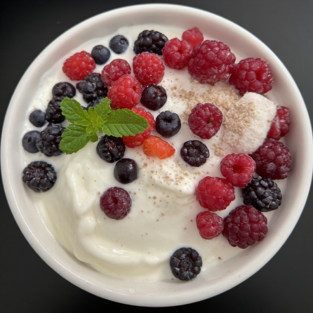 Plöntuskyr með próteindufti (Plant-Based Skyr with Protein Powder)