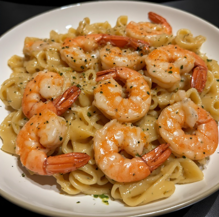 Rækjupasta (Prawn Pasta)