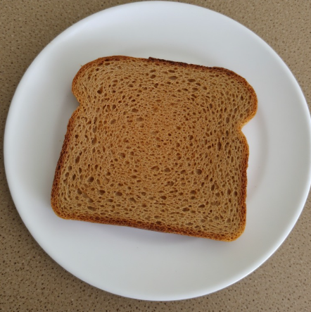 Bread wheat 1 slice (toasted)