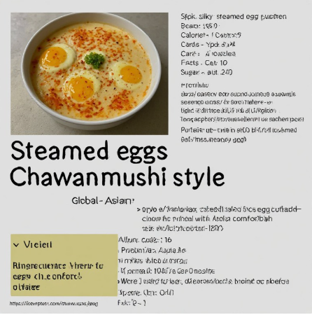eggs Steamed (Chawanmushi style) — Global/Asian