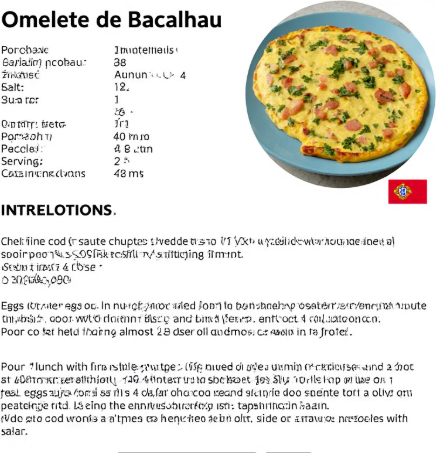 Omelete de Bacalhau