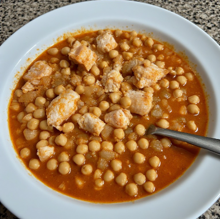 Bacalhau com Grão de Bico