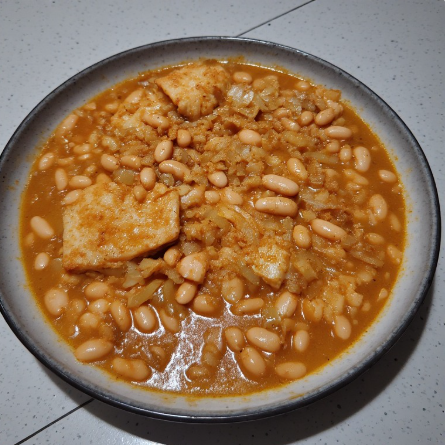 Bacalhau com Feijão Branco