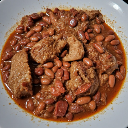 Carne de Porco com Feijão