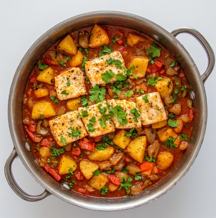 Ensopado de Bacalhau (One Pot Cod Stew)