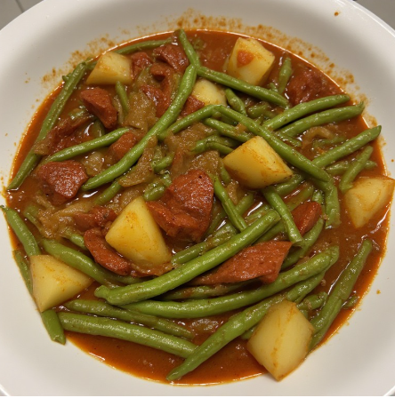 Feijão Verde com Chouriço (One Pot Green Bean Stew)