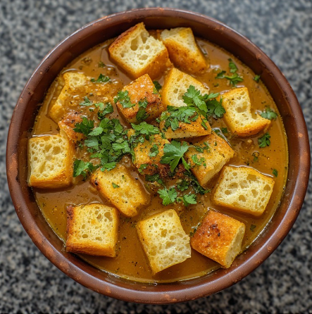 Açorda Alentejana (Bread Soup Stew)