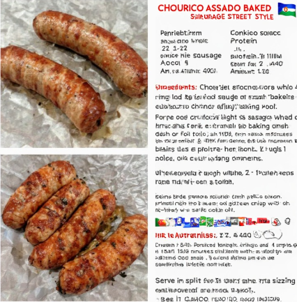 Chouriço Assado (Baked Sausage Street Style)