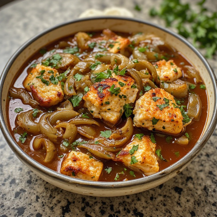 Ensopado de Cebola com Bacalhau (Onion and Cod Stew)