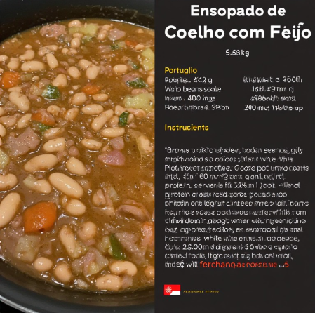 Ensopado de Coelho com Feijão