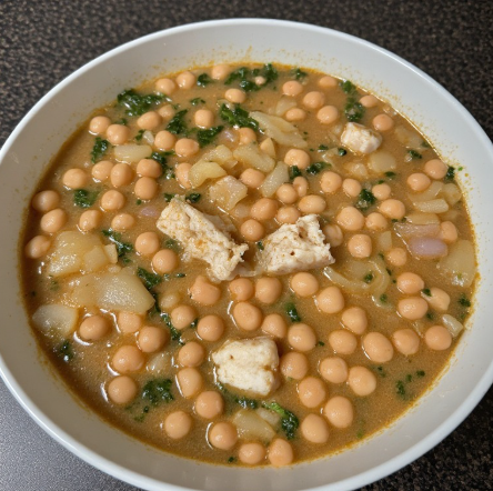 Sopa de Grão com Bacalhau