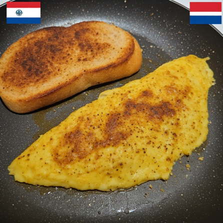 Pão com Omelete Simples