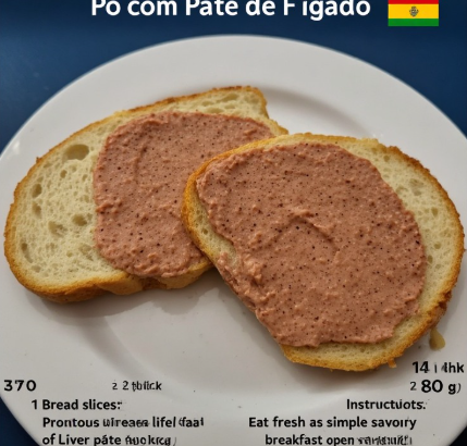 Pão com Patê de Fígado