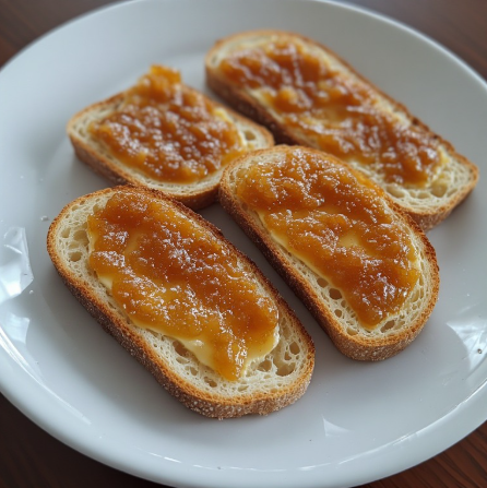 Pão com Doce de Amêndoa