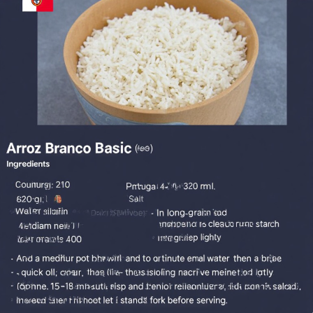 Arroz Branco (Basic White Rice)