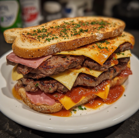 Francesinha (Portuguese Ultimate Sandwich - Intricate)