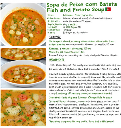 Sopa de Peixe com Batata (Fish and Potato Soup)