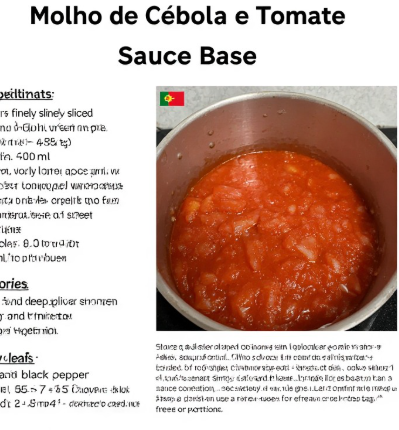 Molho de Cebola e Tomate (Onion & Tomato Sauce Base)