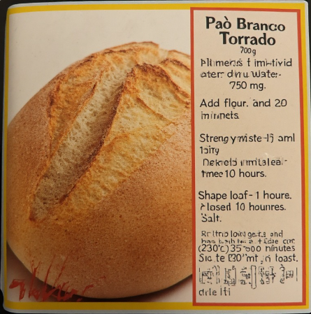 Pão Branco Simples Torrado