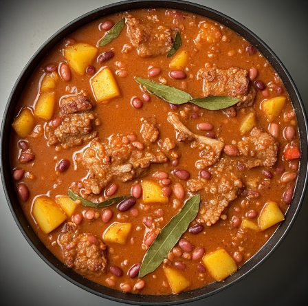 Sopa de Feijão Vermelho com Costelas