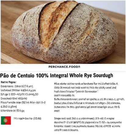 Pão de Centeio Integral (Whole Rye Sourdough)