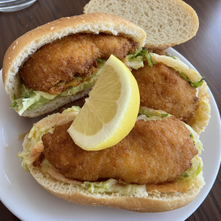 Pão com Pataniscas (Cod Fritter Sandwich)