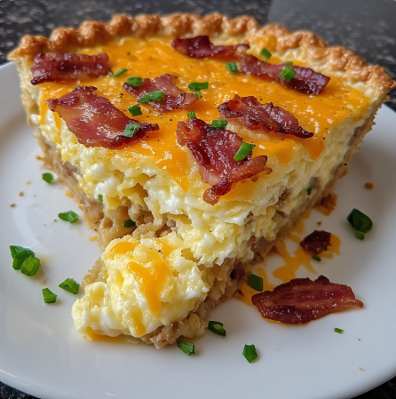 Kiwi Bacon & Egg Pie