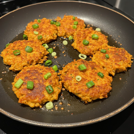 Vegan Kumara Fritters