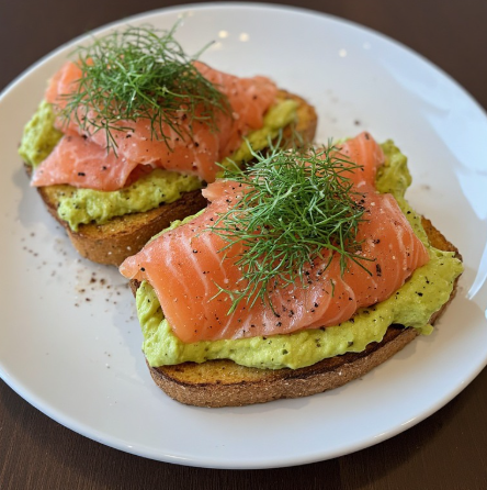 Avocado & Smoked Salmon on Kumara Toast