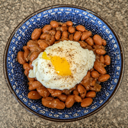 Cheap Kumara & Baked Bean Breakfast Bowl