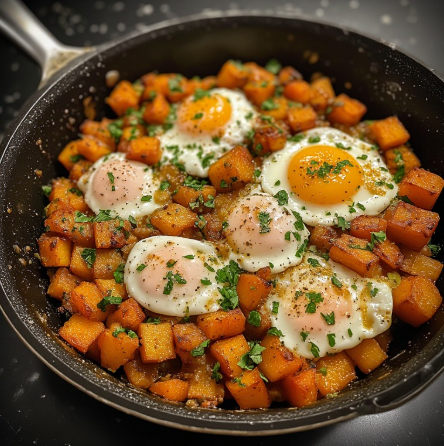 Kumara & Egg Breakfast Hash