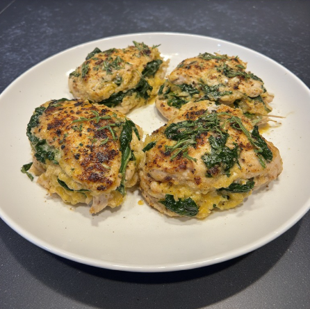 Stuffed Chicken Breast with Kumara & Spinach