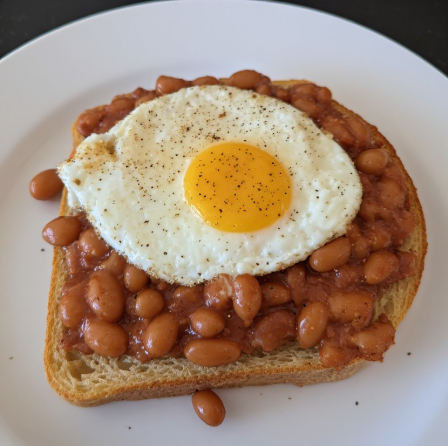 Egg & Baked Bean Kumara Toast