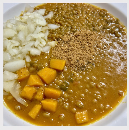 Simple Kumara & Lentil Soup