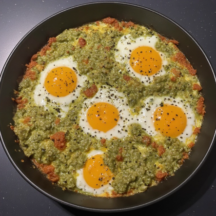 Green Shakshuka (Low-Carb Egg Bake)