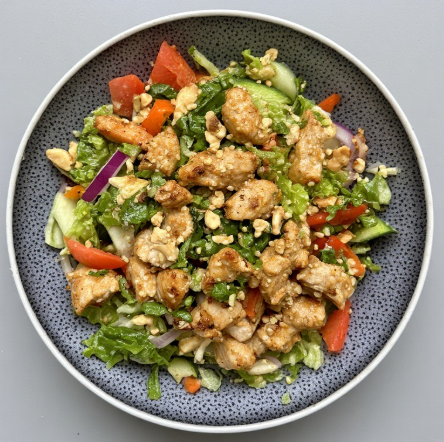 Chicken Satay Salad (Low-Carb Twist)