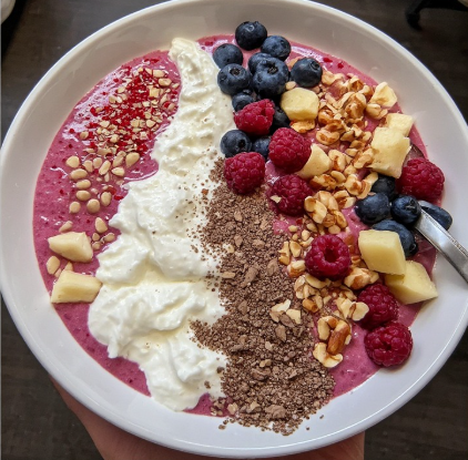 Protein Smoothie Bowl with Greek Yogurt