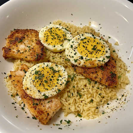 High-Protein Kedgeree (Smoked Haddock & Eggs)