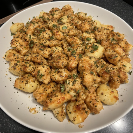 Peanut Chicken & Gnocchi Traybake