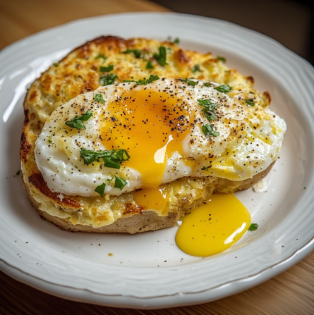 High-Protein Welsh Rarebit with Egg